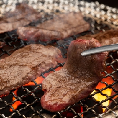 【焼肉の牛太太子店です!はじめまして!】 meat on a grill with a tong